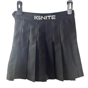Ignite pleated Tennis Skirt Black